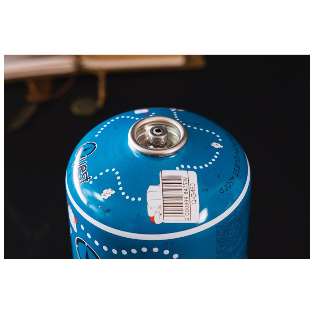 Газовий балон Quest 450 г різьбове з'єднання (набір 12 шт) (Q-G450_12)