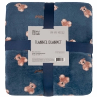 Plaid ARDESTO Flannel 100% polyester, teddy bears 160x200 cm (ART0131PB)