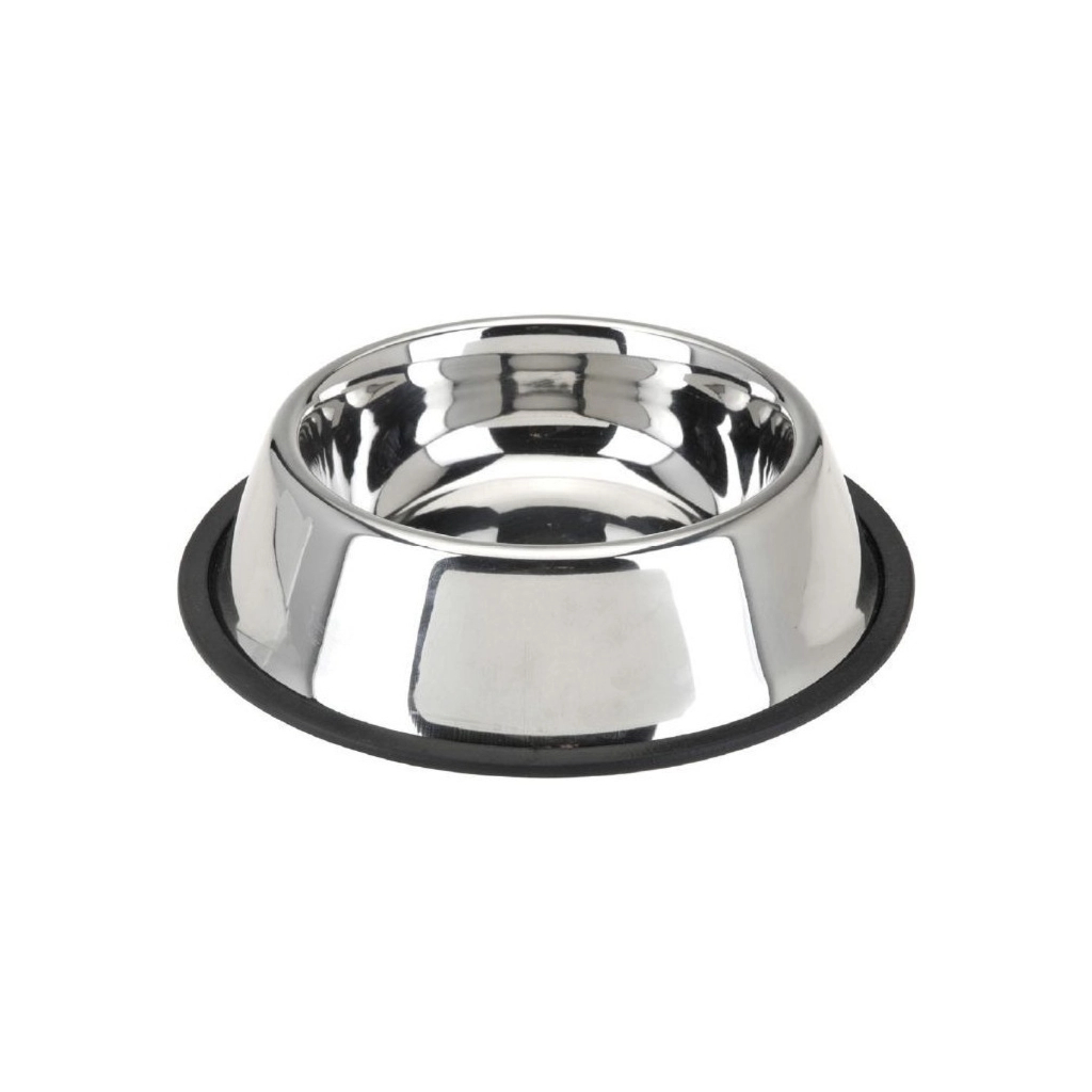 Посуд для собак Swastik Industries Миска металева на гумі 1 л (2700000021927)