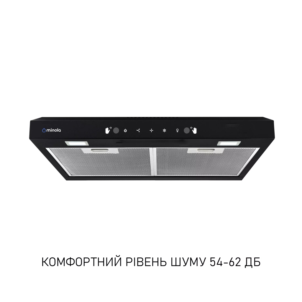 Витяжка кухонна Minola HPLS 512 BL