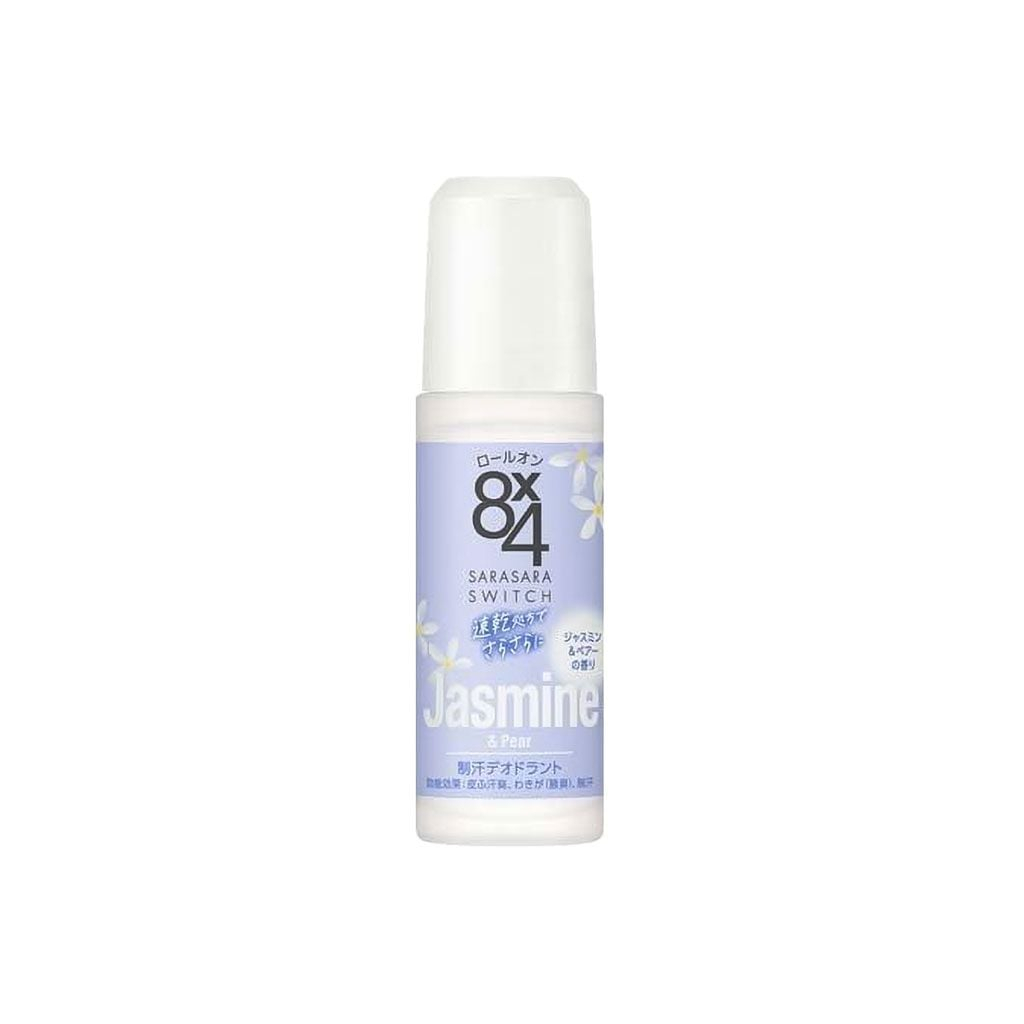 Антиперспірант Kao Biore 8x4 Aroma Switch Deodorant Roll-On Жасмин і груша 45 мл (4901301374516)
