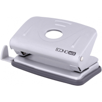 Economix metal hole punch with ruler, up to 10 sheets (E40130)