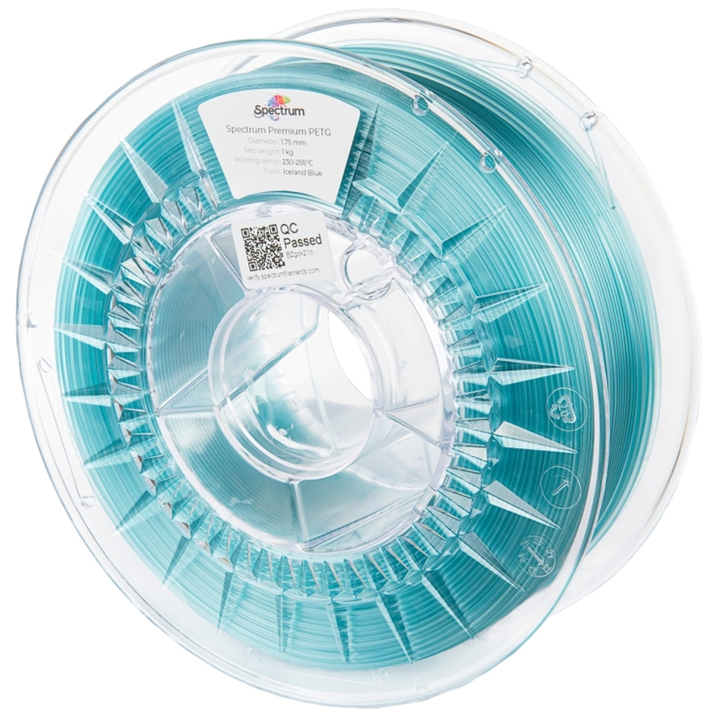 Пластик для 3D-принтера Spectrum PET-G Premium 1.75mm 1kg Blue, Iceland (80733)