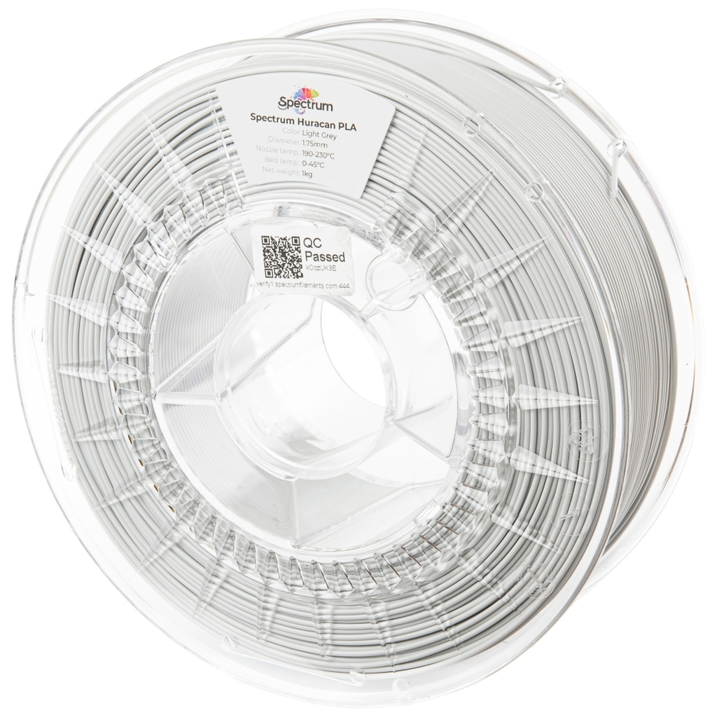 Пластик для 3D-принтера Spectrum PLA Huracan PLA 1.75mm 1kg LIGHT GREY (80924)