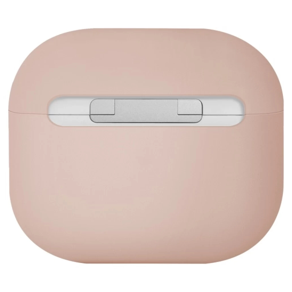 Чохол для навушників Uniq Lino AirPods 4 Silicone Pink Blush (8886463691380)