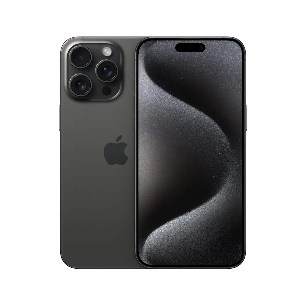 Мобільний телефон Apple iPhone 15 Pro Max 256Gb Black Titanium eSim (REF A) BREEZY (2AMU663)