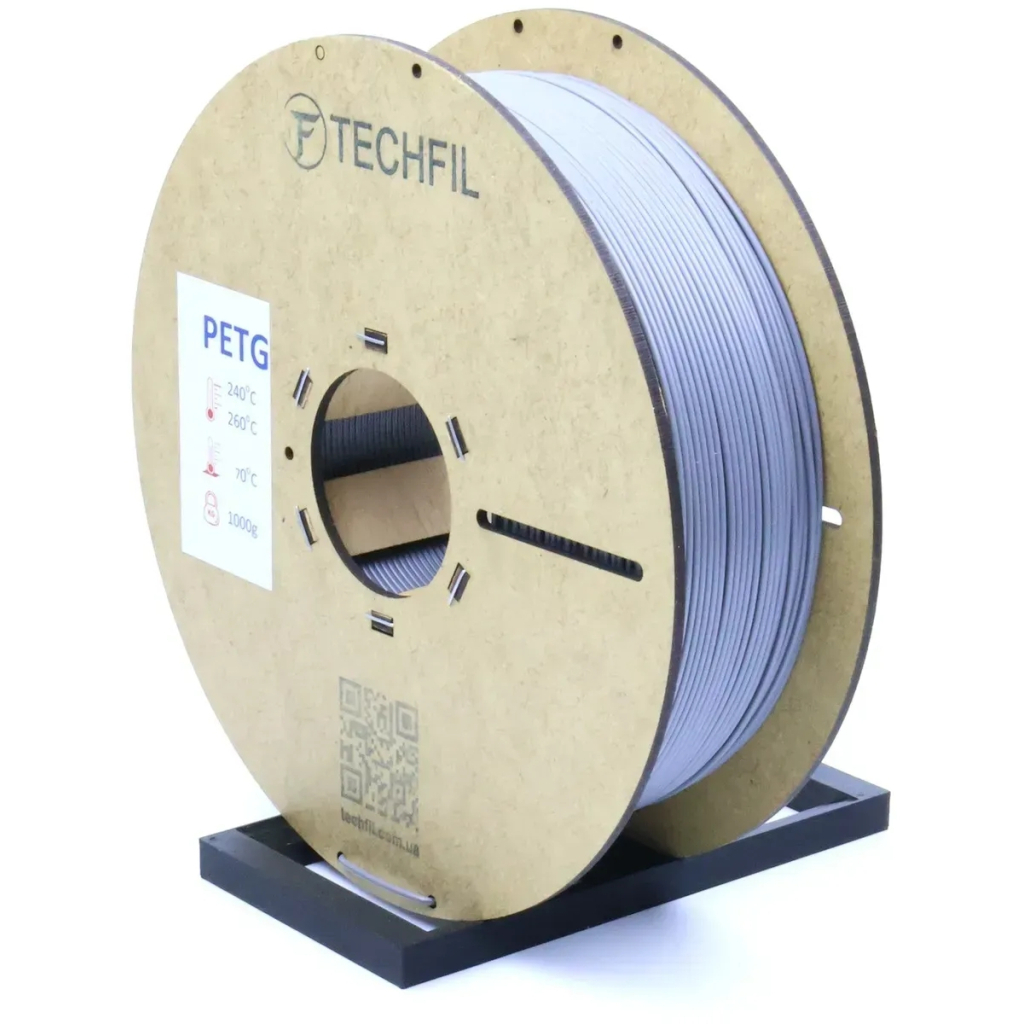 Пластик для 3D-принтера Techfil PETG 074 1.75мм 1кг gray (PETG074-1000-GREY)