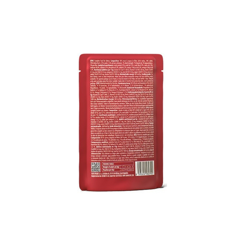 Вологий корм для кішок Carnilove Jelly Rabbit with Marigold 85 г (8595602584741)
