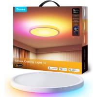 Світильник Govee 12" Smart Ceiling Light, RGBWW + RGBIC, WI-FI/Bluetooth, білий (H80A1C01)