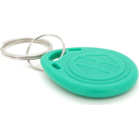 Keychain with Voltronic MIFARE chip, 13.56MHz, 1K, green (Mifare 1K11)