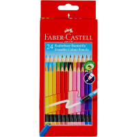 Colored pencils Faber-Castell Classic Colors with eraser 24 colors (116625) (30295)