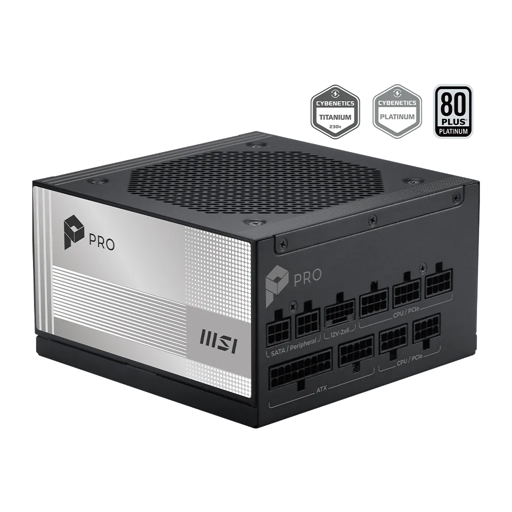 Блок живлення MSI 1000W (PRO A1000PL PCIE5)