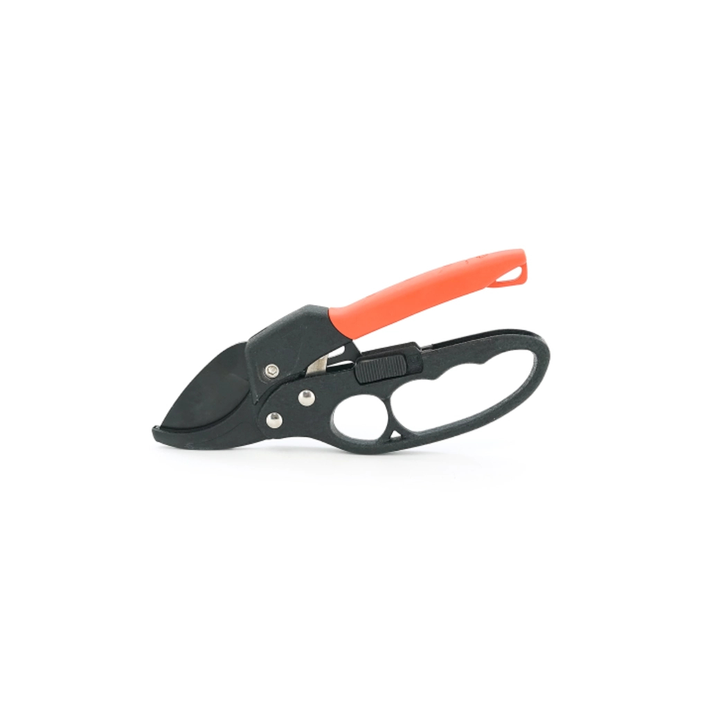 Секатор Voltronic YT-SK5B, храповий механізм, 205мм, 25мм, сталь SK5, з фіксатором, Red/Black, OEM (YT-SK5B)