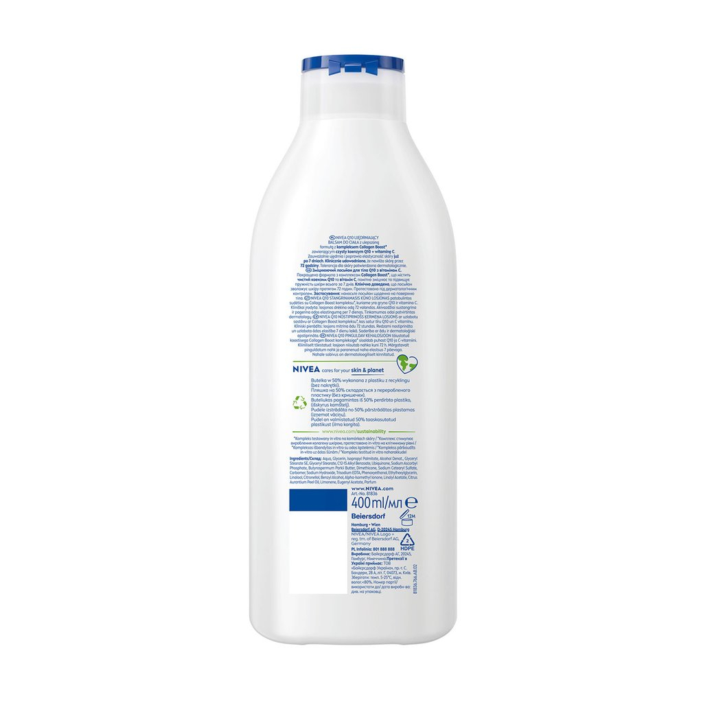 Лосьйон для тіла Nivea Q10 З вітаміном С 400 мл (4005808705030)