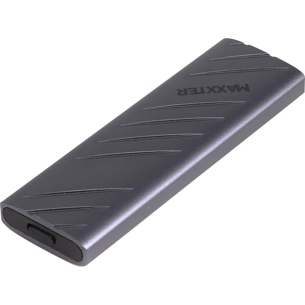 Кишеня зовнішня Maxxter USB-C USB 3.2 Gen2 M.2 NVMe PCI-E 10Gbps aluminum black (EHDE-2280S-01) Кишеня зовнішня Maxxter USB-C USB 3.2 Gen2 M.2 NVMe PCI-E 10Gbps aluminum black (EHDE-2280S-01)