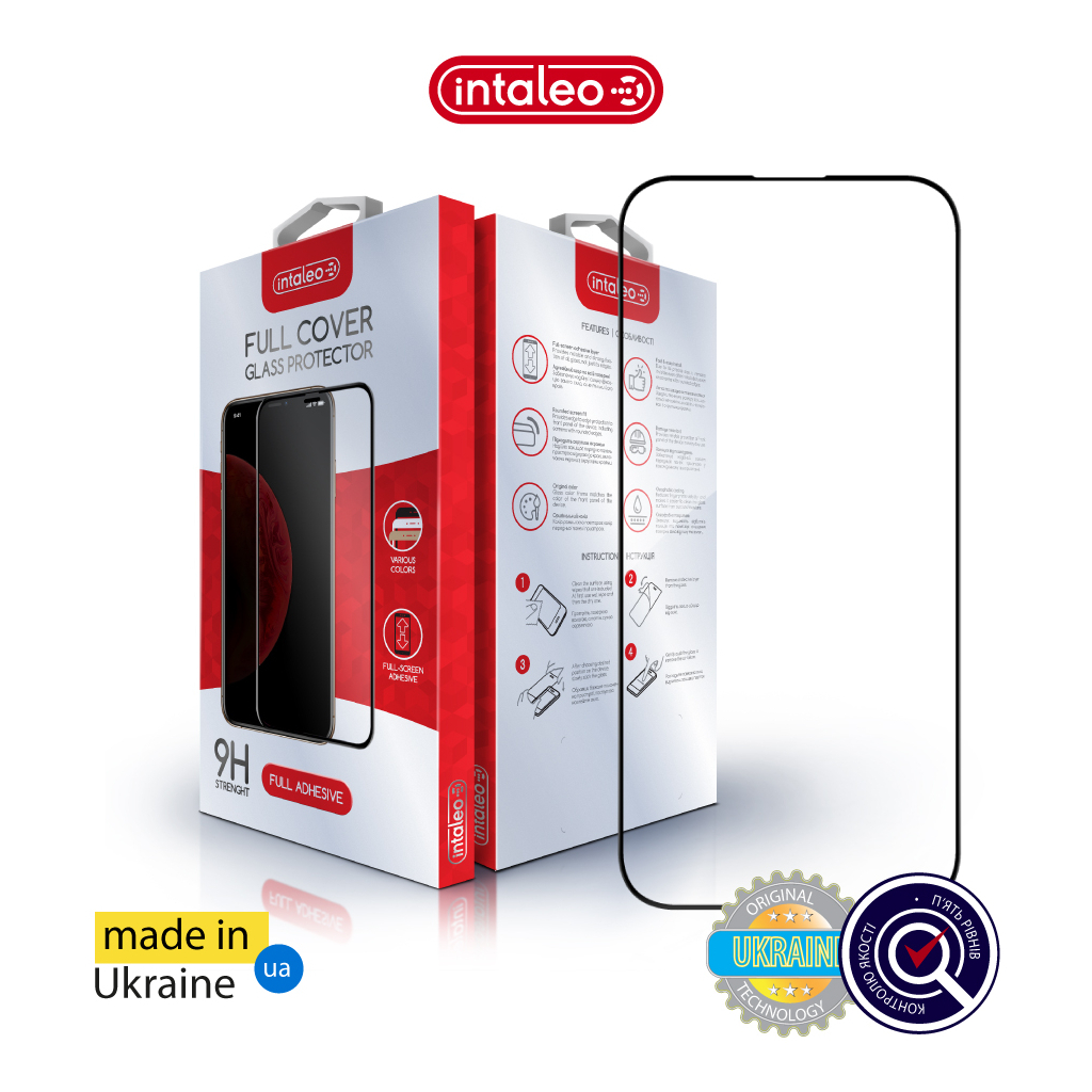 Скло захисне Intaleo Full Glue ESD Apple iPhone 17 Air Black (1283126626012) Скло захисне Intaleo Full Glue ESD Apple iPhone 17 Air Black (1283126626012)