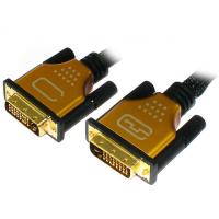 Кабель мультимедійний DVI to DVI 24+1pin, 3.0m Viewcon (VD 100-3m.)