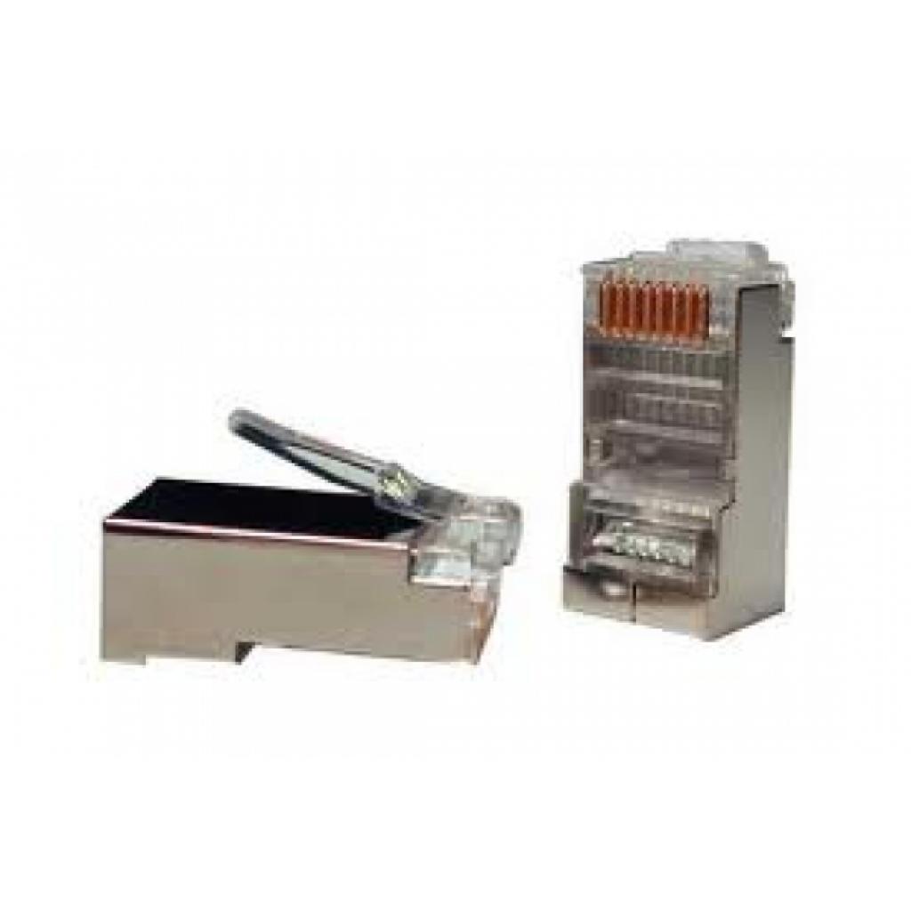 Конектор Hypernet RJ45 cat.5e экранированные 50 mkm, 100шт. (P88S-C5E)