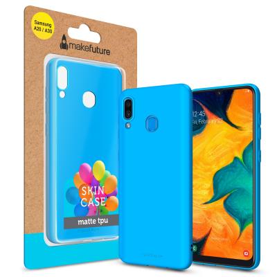 Чохол до моб. телефона MakeFuture Flex Case (Soft-touch TPU) Samsung A20/A30 Light Blue (MCF-SA205LB)