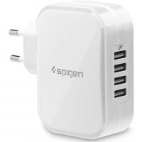 Зарядний пристрій Spigen F401 USB, White (000AD23963)