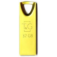 USB флеш накопичувач T&G 32GB 117 Metal Series Gold USB 2.0 (TG117GD-32G)