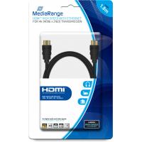 Кабель мультимедійний HDMI to HDMI 1.8m V2.0 Mediarange (MRCS156)