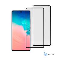 Скло захисне 2E Samsung Galaxy S10 lite , 2.5D FCFG, black border (2E-G-S10L-LT-BB-2IN1)