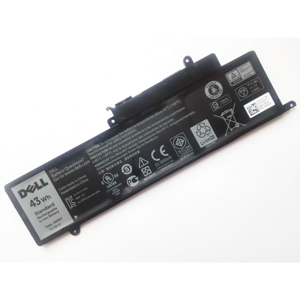 Акумулятор до ноутбука Dell Inspiron 11-3147 GK5KY, 43Wh (3800mAh), 3cell, 11.1V, Li-ion (A47609) Акумулятор до ноутбука Dell Inspiron 11-3147 GK5KY, 43Wh (3800mAh), 3cell, 11.1V, Li-ion (A47609)