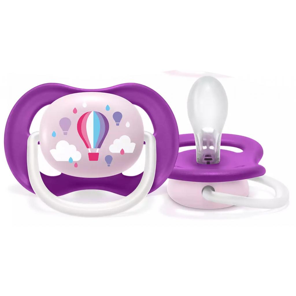 Пустушка Philips AVENT Ultra Air I love… для дівчат, 6-18 міс (SCF080/04)