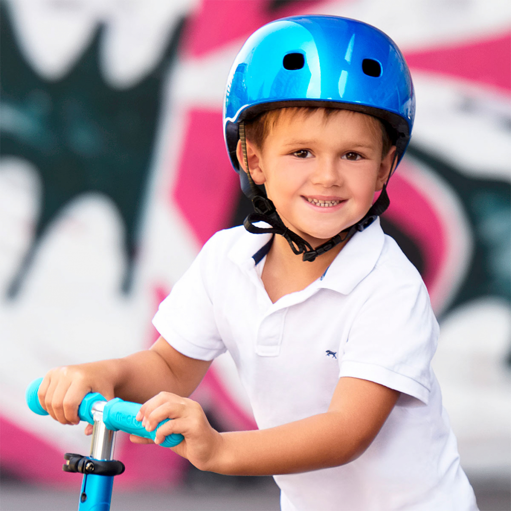 Шолом Micro Dark Blue LED S 48-53 cm (AC2082BX)