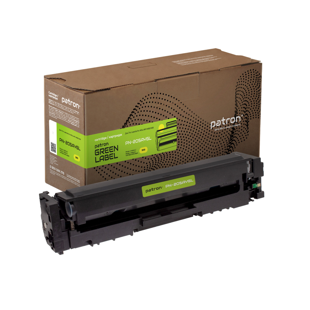 Картридж Patron HP 205A (CF532A) Green Label, yellow (PN-205AYGL) Картридж Patron HP 205A (CF532A) Green Label, yellow (PN-205AYGL)