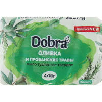 Solid soap Dobra Olive and Provencal herbs 4 x 70 g (4820195504185)