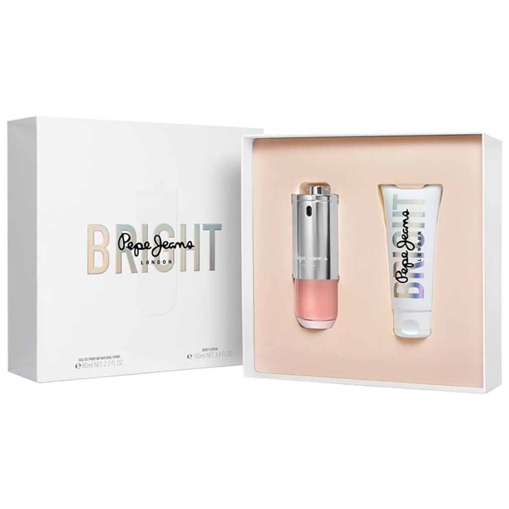 Набір косметики Pepe Jeans Bright парфумована вода 80 мл + лосьйон для тіла 100 мл (8436581947205)