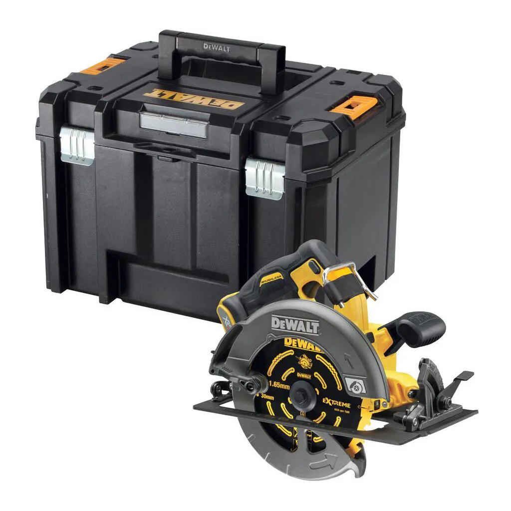 Дискова пила DeWALT 54В XR FLEXVOLT Li-lon, диск 190х30 мм, 3.6 кг, кейс TSTAK (без АКБ та ЗП) (DCS578NT) Дискова пила DeWALT 54В XR FLEXVOLT Li-lon, диск 190х30 мм, 3.6 кг, кейс TSTAK (без АКБ та ЗП) (DCS578NT)