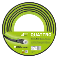 Hose for watering Cellfast QUATTRO, 3/4', 25m, 4 layers, up to 20 Bar, -10…+50°C (10-075)
