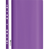 Folder Economix A4 with perforation, texture "gloss", purple (E31510-12)