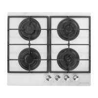GRANADO GGH 62-104 white glass hob