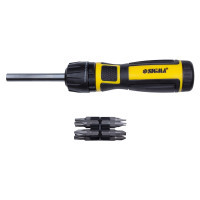 Set of screwdrivers Sigma with reverse high-speed with bits 12 pcs. CrV Mega (4009821)