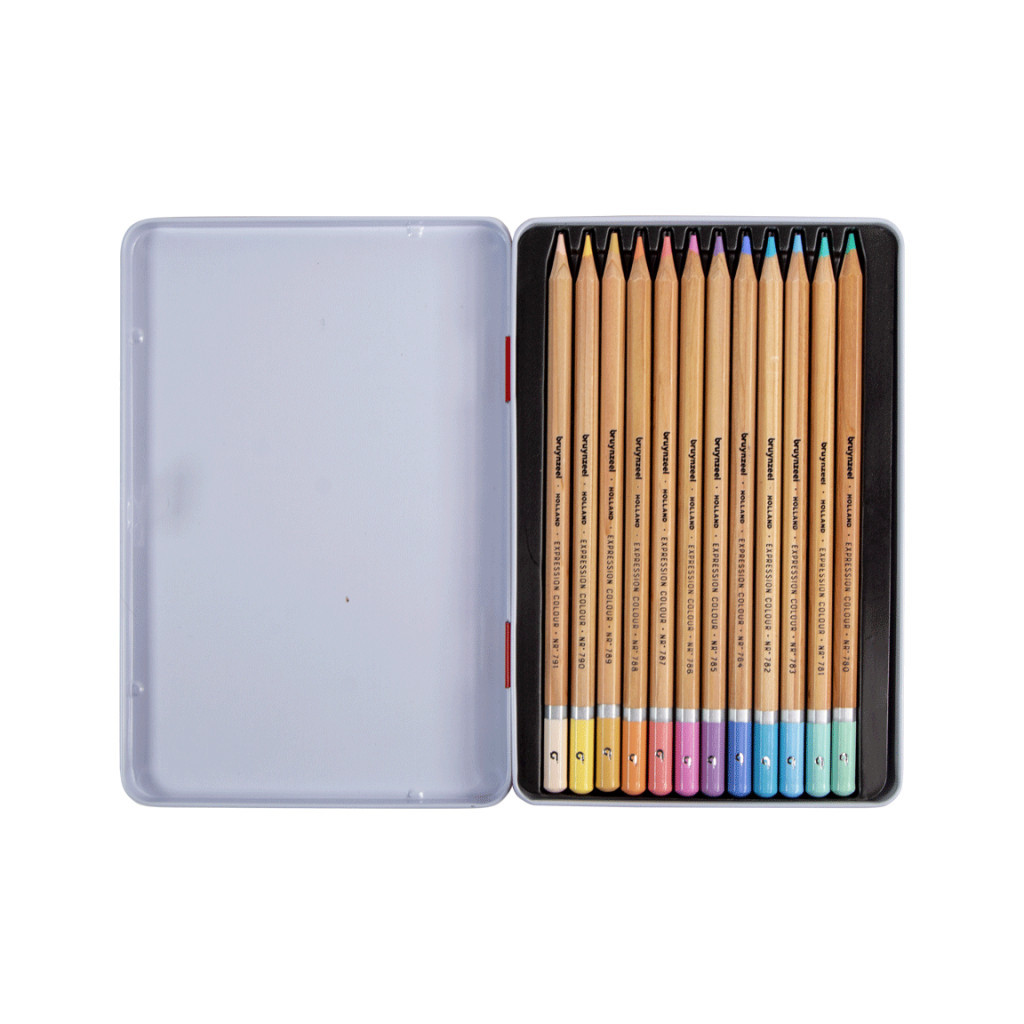 Олівці кольорові Bruynzeel EXPRESSION PASTEL, 12 кольорів (8712079468415) Олівці кольорові Bruynzeel EXPRESSION PASTEL, 12 кольорів (8712079468415)