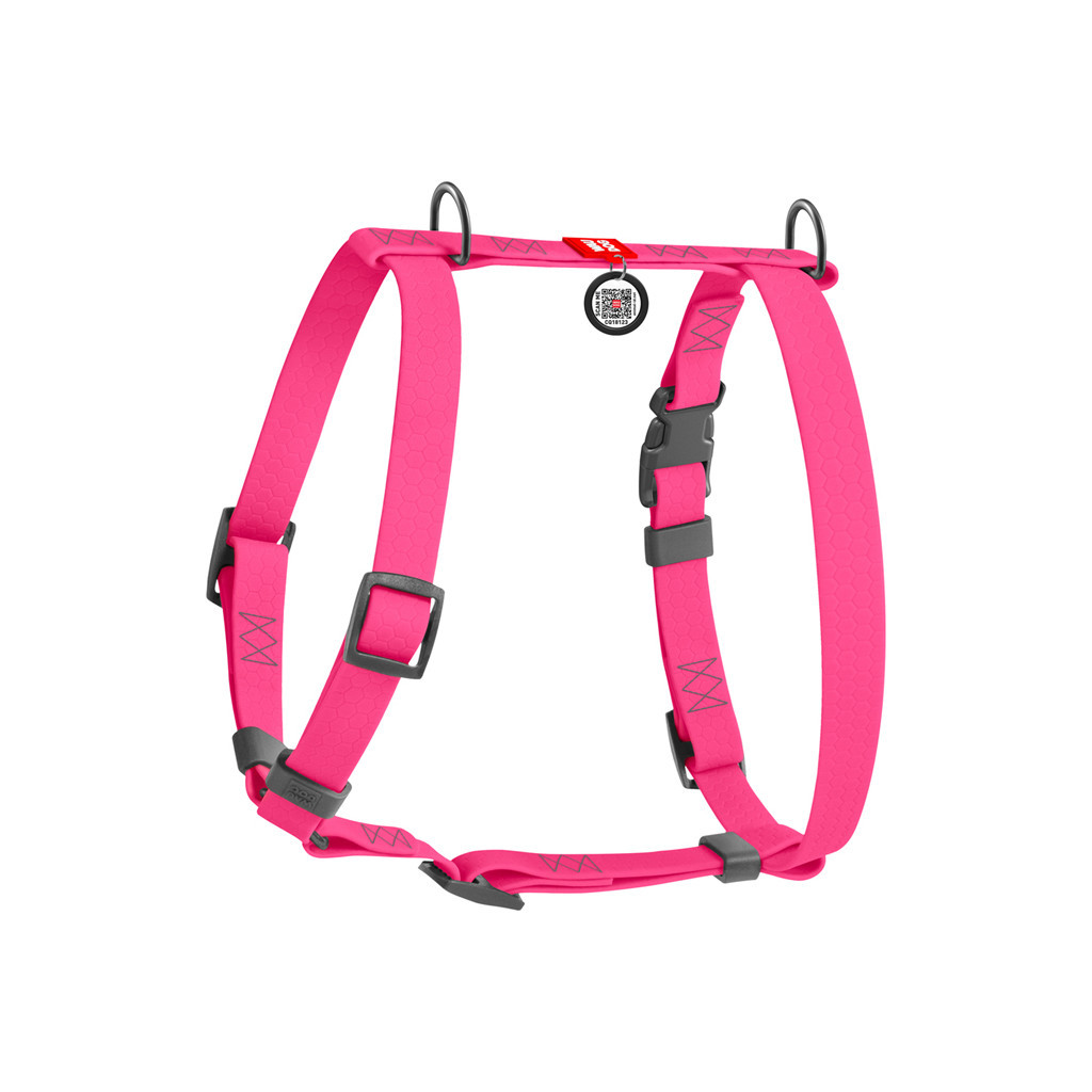 Шлея для собак WAUDOG Waterproof Н-подібна анатомічна L рожева (32637)