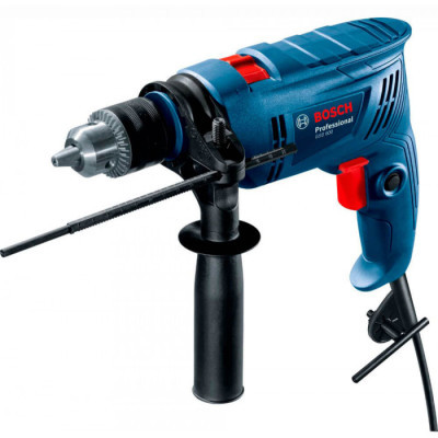 Дриль Bosch GSB 600, 600Вт, 1-10 мм, 3000 об/хв, 48000 уд/хв (0.601.1A0.320)