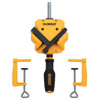 DeWALT Angle Clamp, Heavy Duty + 2 Table Clamps (DWHT83853-0)