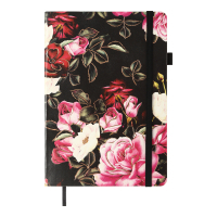 Notebook Buromax BRIEF A5 96 sheets dot, black (BM.295305-01)