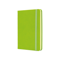 Notebook Optima A6 SQUARE, hard cover, eraser, cream block line, pistachio (O20386-67)