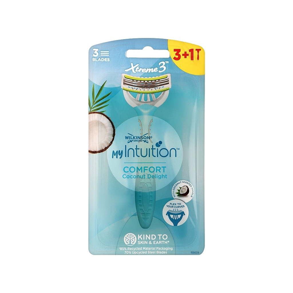 Бритва Wilkinson Sword Xtreme 3 Comfort Coconut Delight 3+1 шт. (4027800319626)