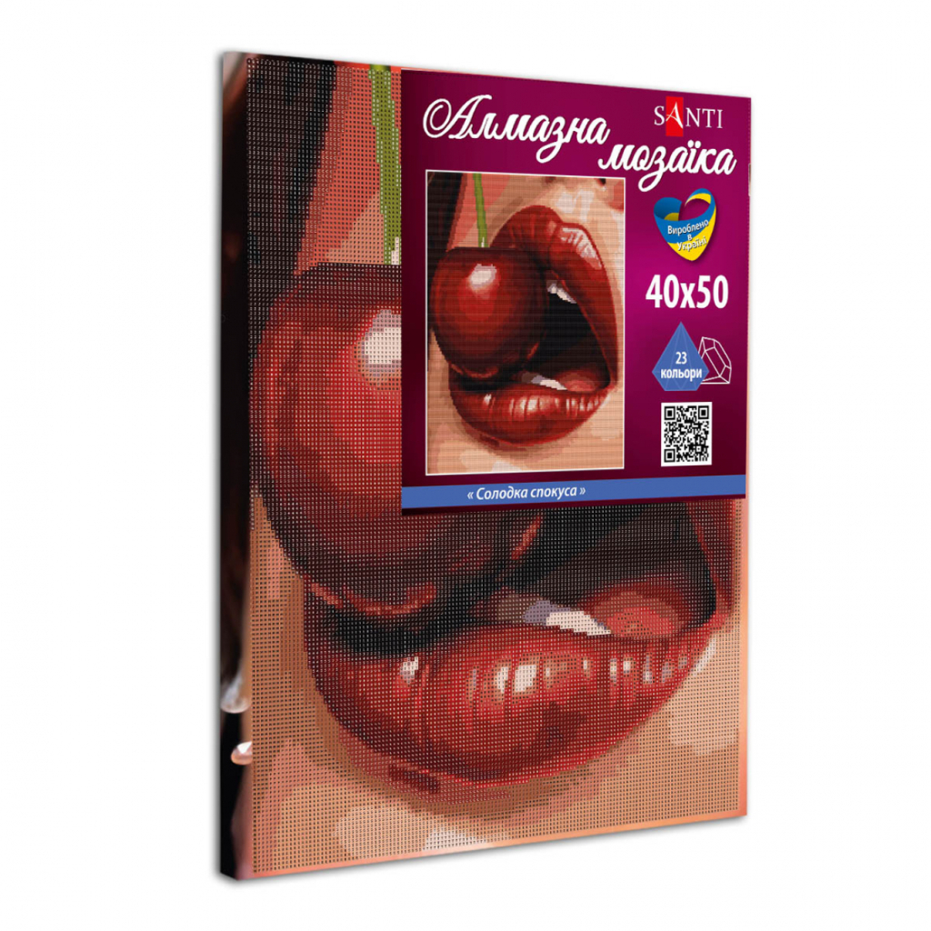 Картина по номерам Santi Алмазна мозаїка Солодка спокуса 40 х 50 см (954891)