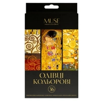 Colored pencils Muse Trihedral With sharpener 36 colors (107M-36)