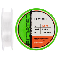 Fluorocarbon X-Fish FCoated 10m 0.18mm 3.1kg (1917.01.23)