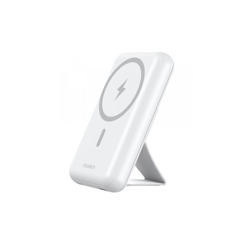 Повербанк Choetech Magnetic Wireless 10000mAh 20W, PD,QC/3.0, USB-A, USB-C, White (B663-ACWH)