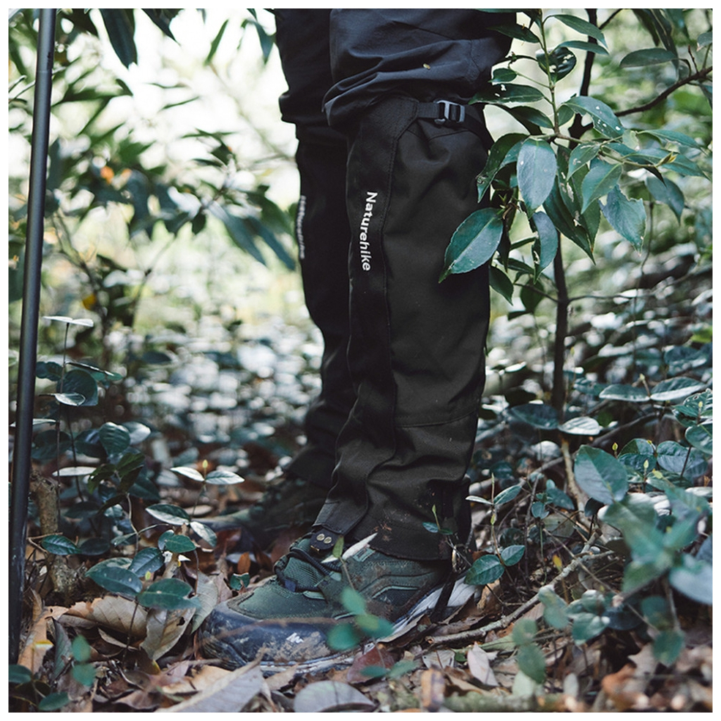 Бахіли туристичні Naturehike Водонепроникні CNK2450DS011, розмір L, чорні (6975641889724)